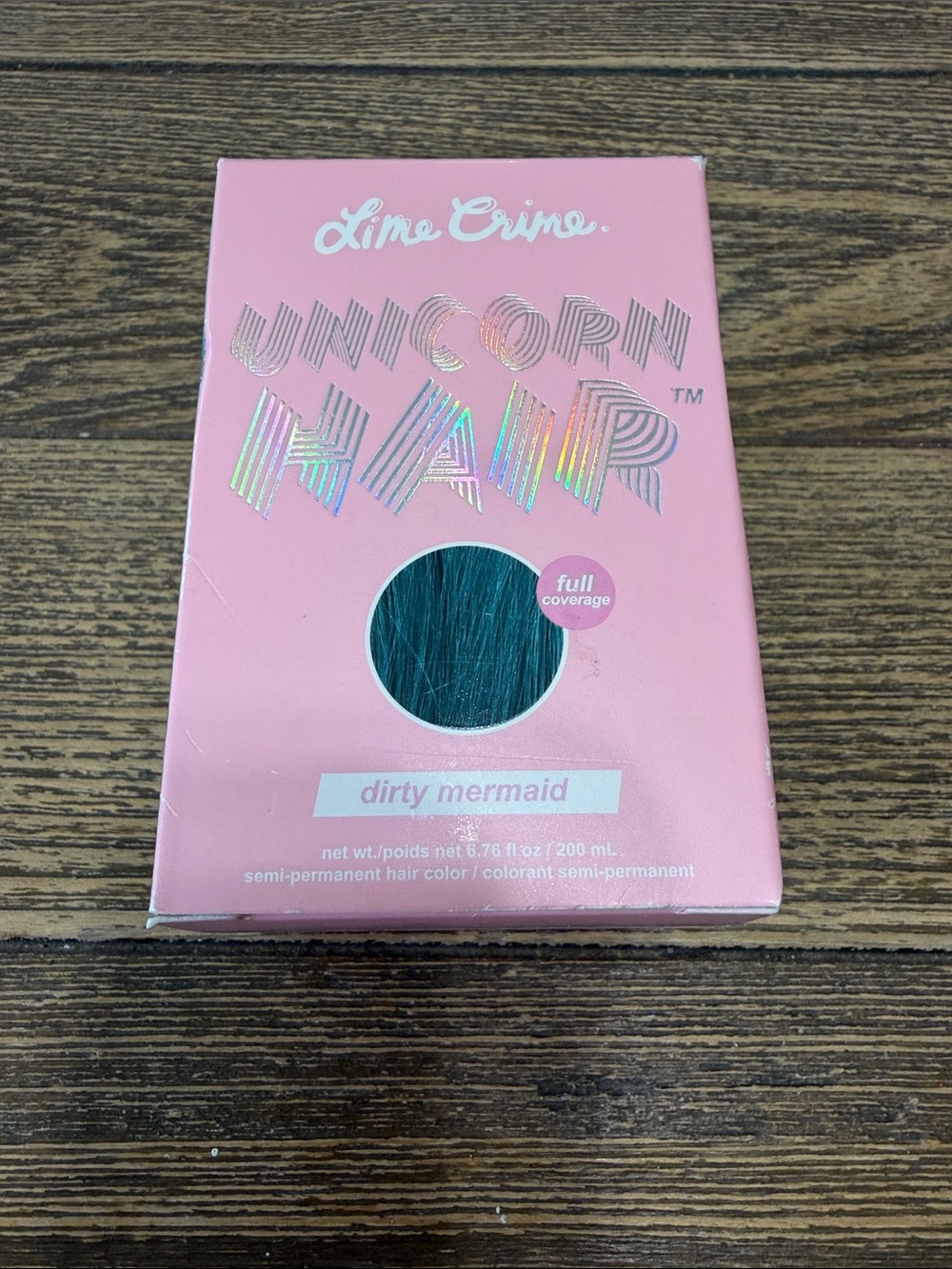 Lime Crime Unicorn Hair Semi-Permanent Hair Color - Dirty Mermaid (Teal)